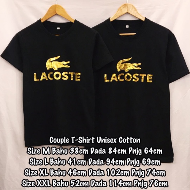 Lacoste tshirt unisex cotton ( logo 