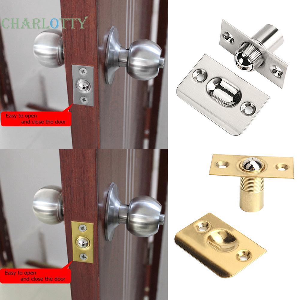 Spring Invisible Wooden Cabinet Door Beads Lock Closet ...