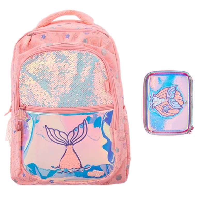 smiggle pink backpack