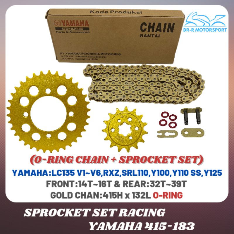 yamaha saluto 125 chain sprocket price
