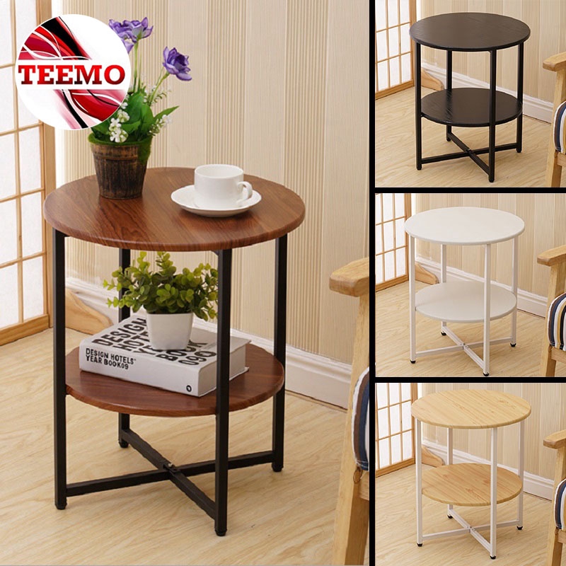 Ready Stock Teemo Nordic Modern, Rounded Corner Coffee Table