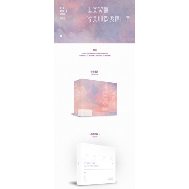 BTS - LOVE YOURSELF IN SEOUL DVD | Shopee Malaysia
