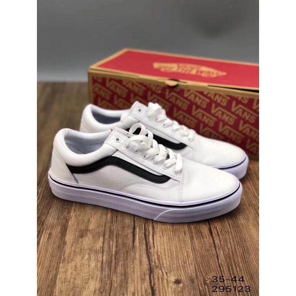 van black and white shoes
