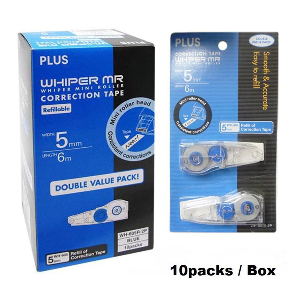 PLUS WH-605R-2P Correction Tape Refill 