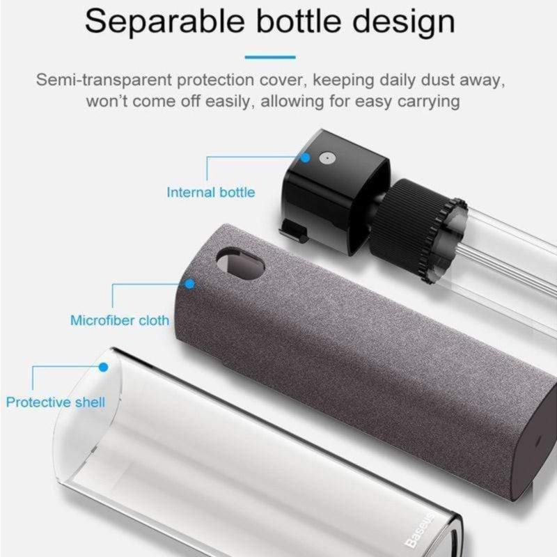 Multi Quality 2 1 Mobile Phone Screen Cleaner/ Portable Computer Dust Removal Microfiber Cloth Spray Bottle Cleaning ... - Image 5