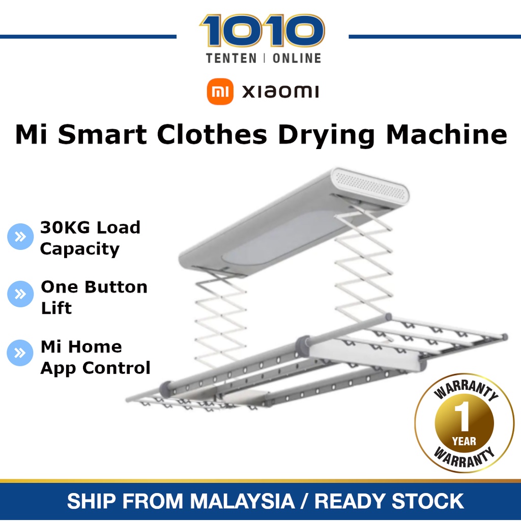 Mi Smart Clothes Drying Machine [30KG Load Capacity One Button Lift