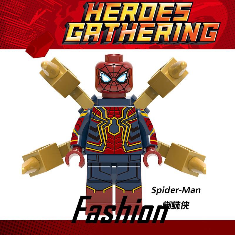 lego spiderman iron spider