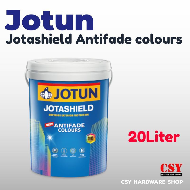 JOTUN Jotashield AntiFade Colours 20 Liter [ Exterior Paints ] | Shopee ...