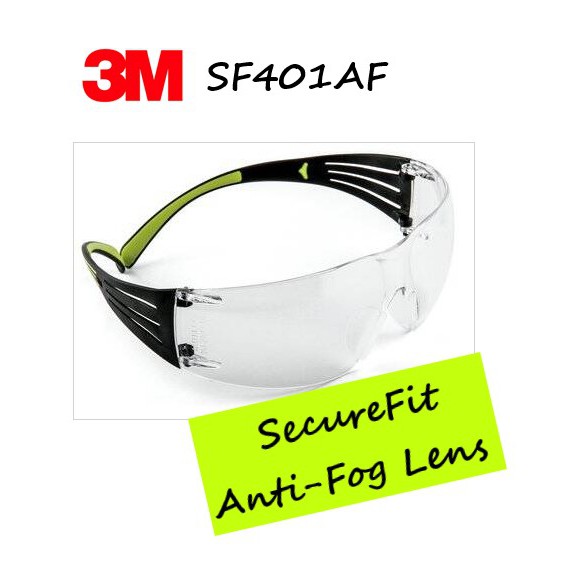 3m™ Securefit™ Protective Safety Eyewear Sf401af Clear Anti Fog Lens Shopee Malaysia 1288