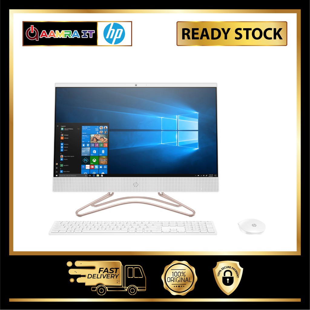 Hp Desktop Pc Ts 22 C0039d 21 5 Fhd Ips Touch All In One White I3 8130u 4gb 1tb Intel W10 Shopee Malaysia