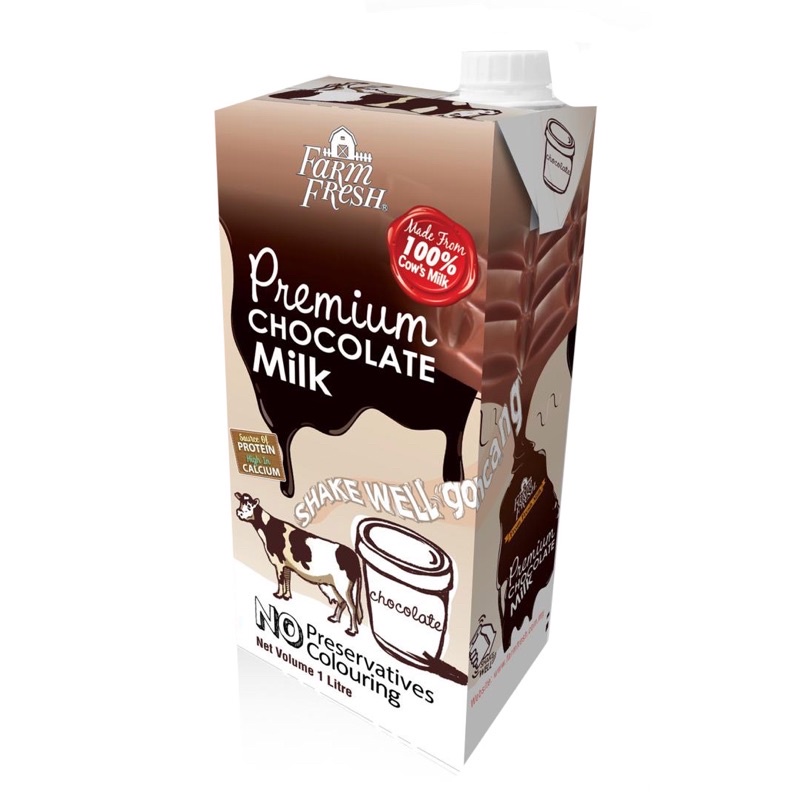 Farm Fresh UHT Choco Milk 1L | Shopee Malaysia