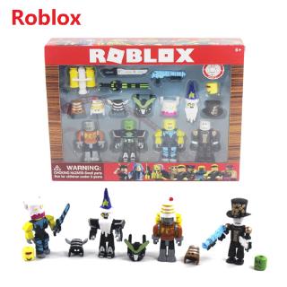 Roblox Building Blocks Robot Set With Hat Doll Virtual World Games Action Figure Shopee Malaysia - ww2 figures roblox