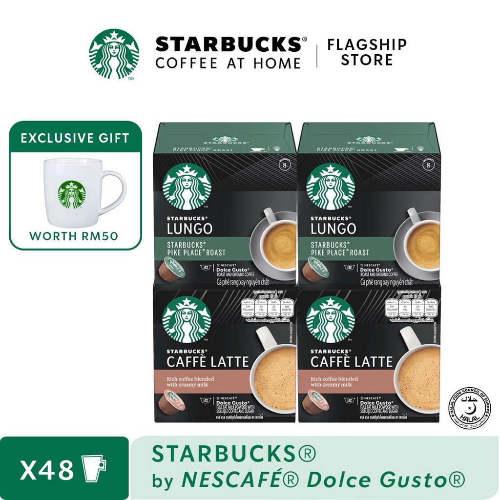 [Pack of 4] STARBUCKS by NESCAFE Dolce Gusto Coffee Capsules Assortment ...