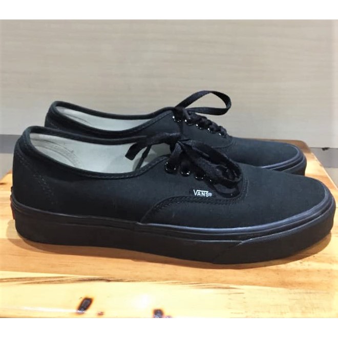 vans black black authentic