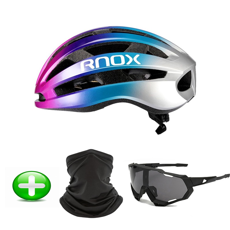 [Spot] Rnox Aero Bicycle Safety Ultralight Road Bike Helmet Red MTB Cycling City Helmet Outdoor Mountain Sports Cap
