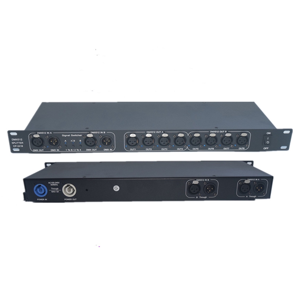 8 Way Dmx Splitter,dmx Controller Amplifier,dmx Distributor 