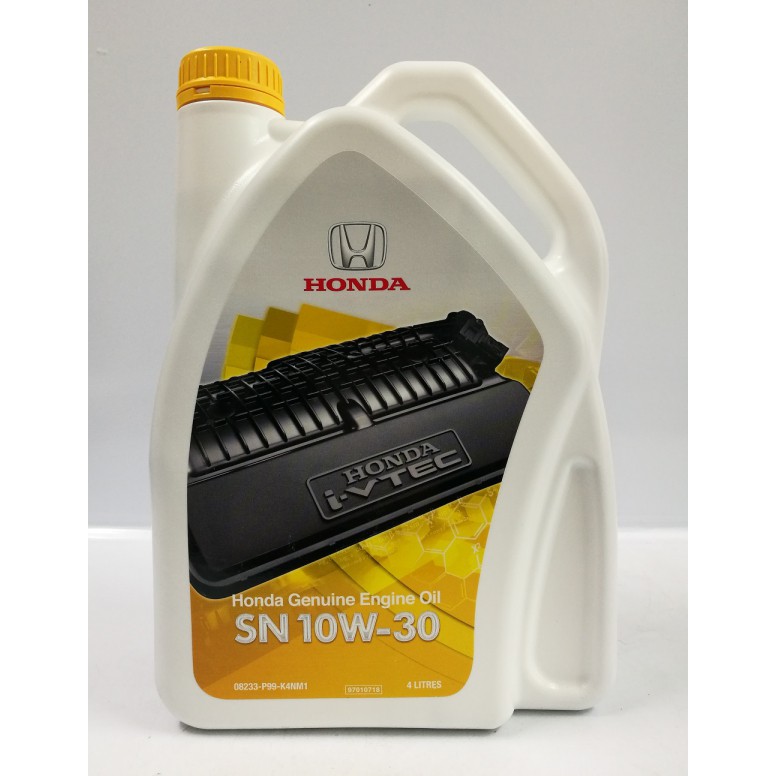 Honda Mineral Sn 10w30 Genuine Engine Oil Foc Honda Oil Filter Shopee Malaysia