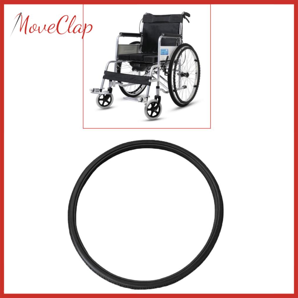 Essential Quality 1PC Heavy-Duty Universal Wheelchair Tire Snap-On Polyurethane Street 20 22 24x1 3/8 inch Reliable - Image 2