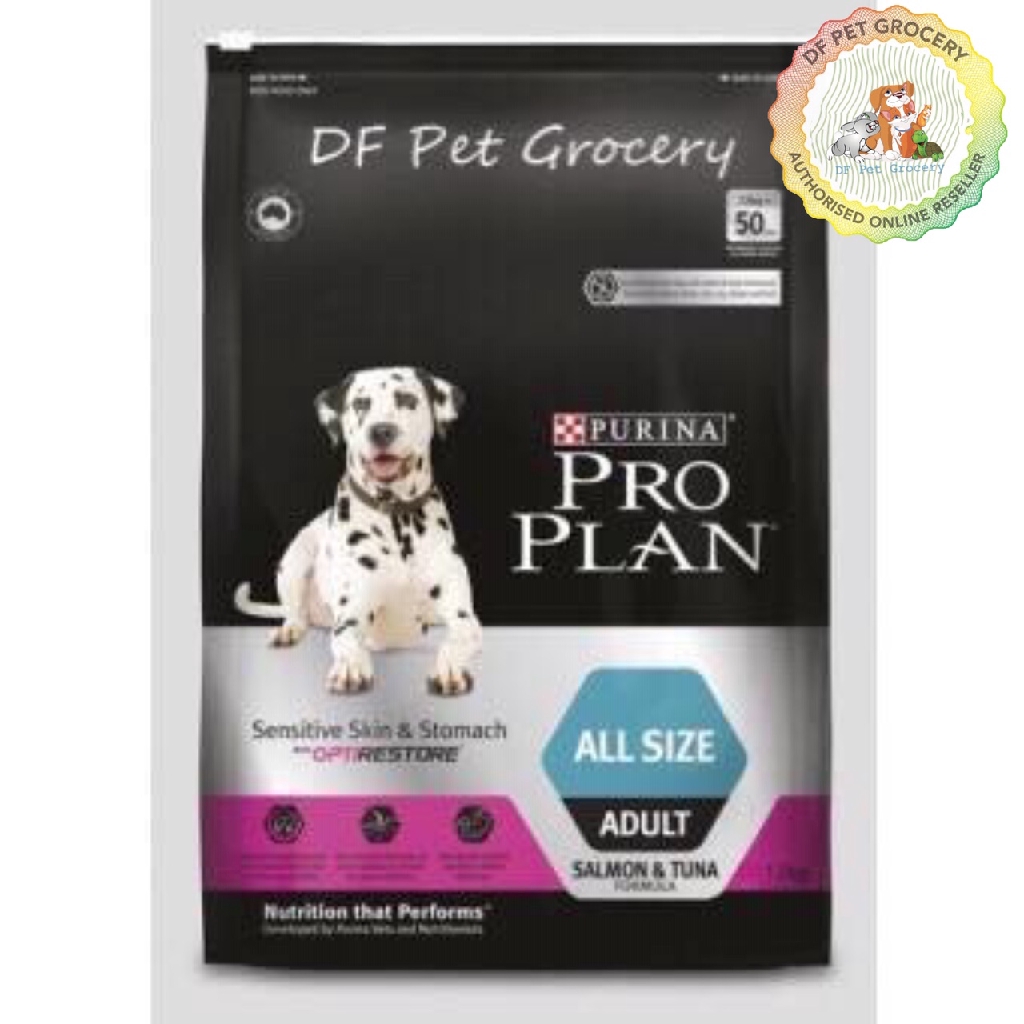 Pro Plan Sensitive Skin and Stomach Salmon & Tuna 12Kg Dog Food Shopee Malaysia