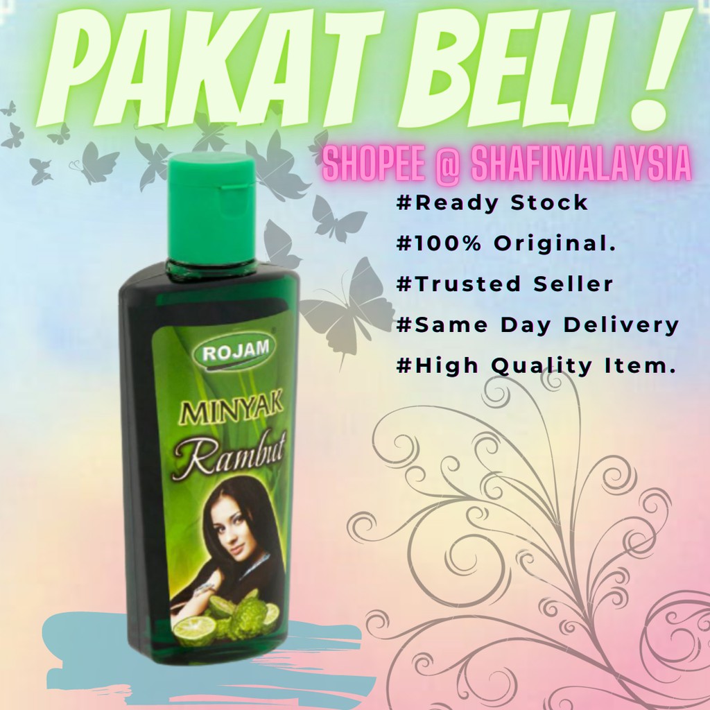 Buy Minyak Rambut Rojam 90ml Hitam Dan Lebatkan Rambut Seetracker Malaysia