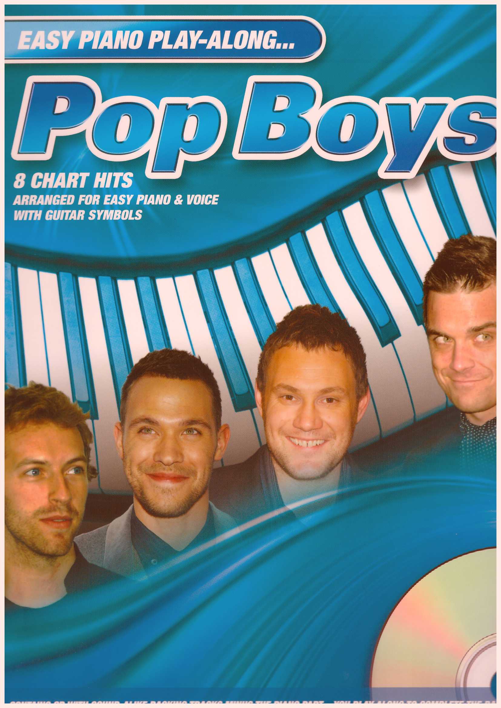 Easy Piano Play-Along Pop Boys  / PVG Book / Piano Book / Pop Song Book / Vocal Book / Guitar Book
