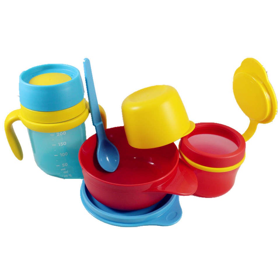 tupperware baby feeding set