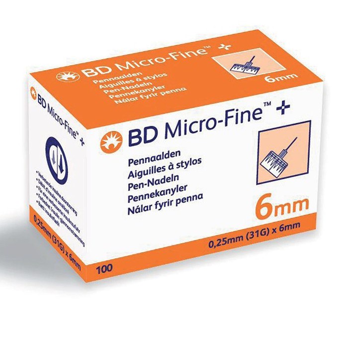 BD MicroFine Insulin Pen Needle 31G x 6mm 10's LOOSE PACKING (EXP