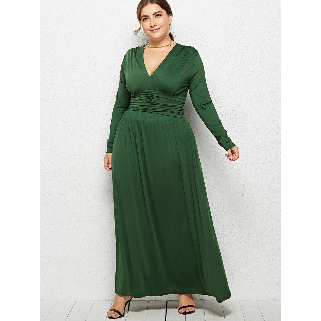 empire line maxi dress plus size