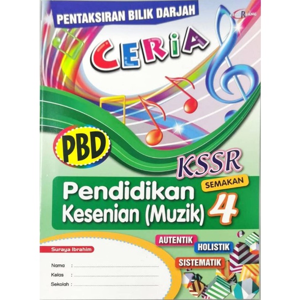 PBD Ceria KSSR Semakam Tahun 4 Pendidikan Muzik  Shopee Malaysia