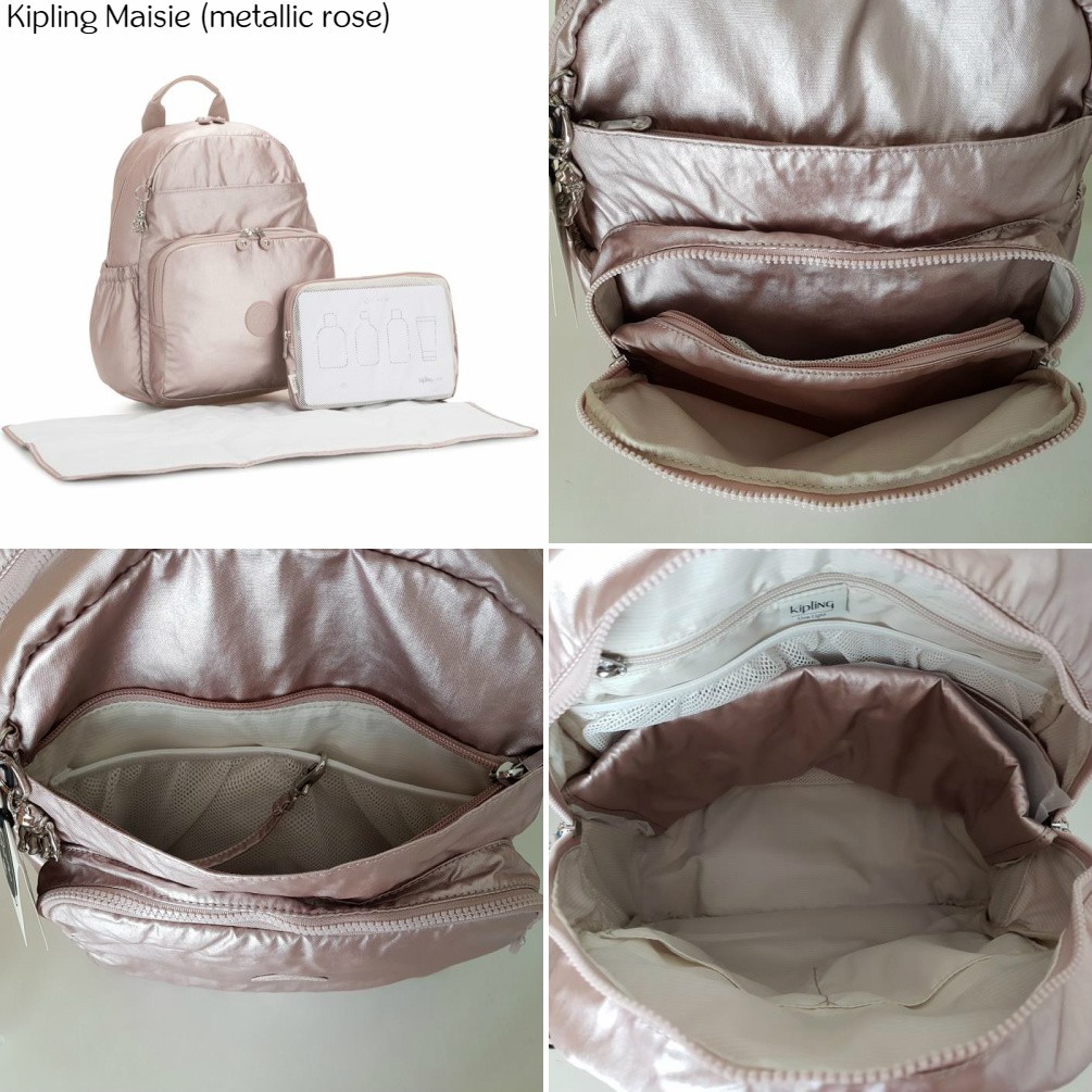 kipling maisie diaper backpack