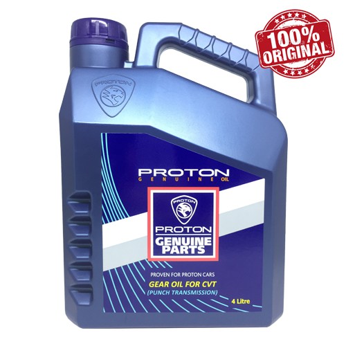 100 Original Proton Cvt Atf Auto Gear Oil 4l Saga Vvt Flx Preve Exora Bold Iriz Persona N Shopee Malaysia