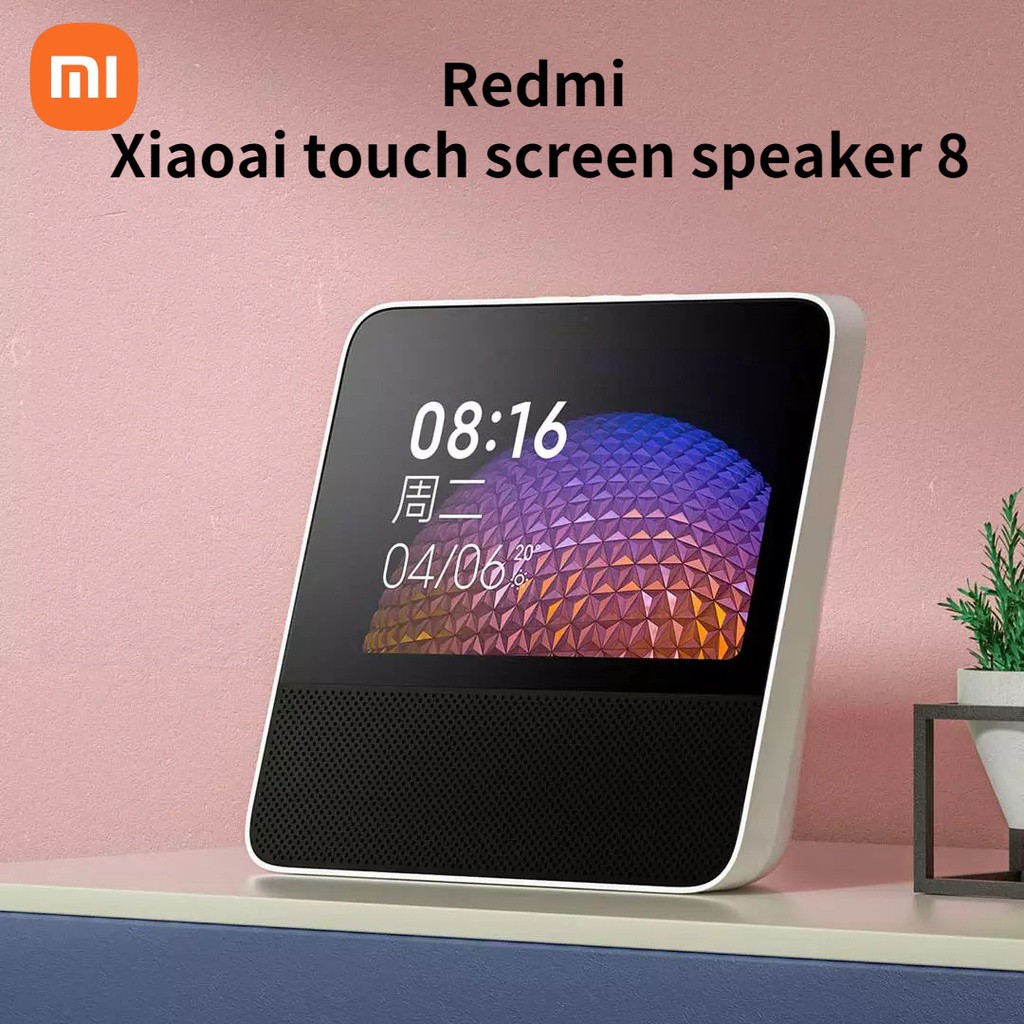 Xiaomi smart speaker /MI/Redmi/Xiaoai Touch Screen Speaker 8/Mijia Xiaoai Classmate Smart xiaomi bluetooth Speaker/8-inch Large Screen Bluetooth Alarm Clock/Sound Gift & 小米Redmi/小爱触屏音箱 8 Pro 礼物