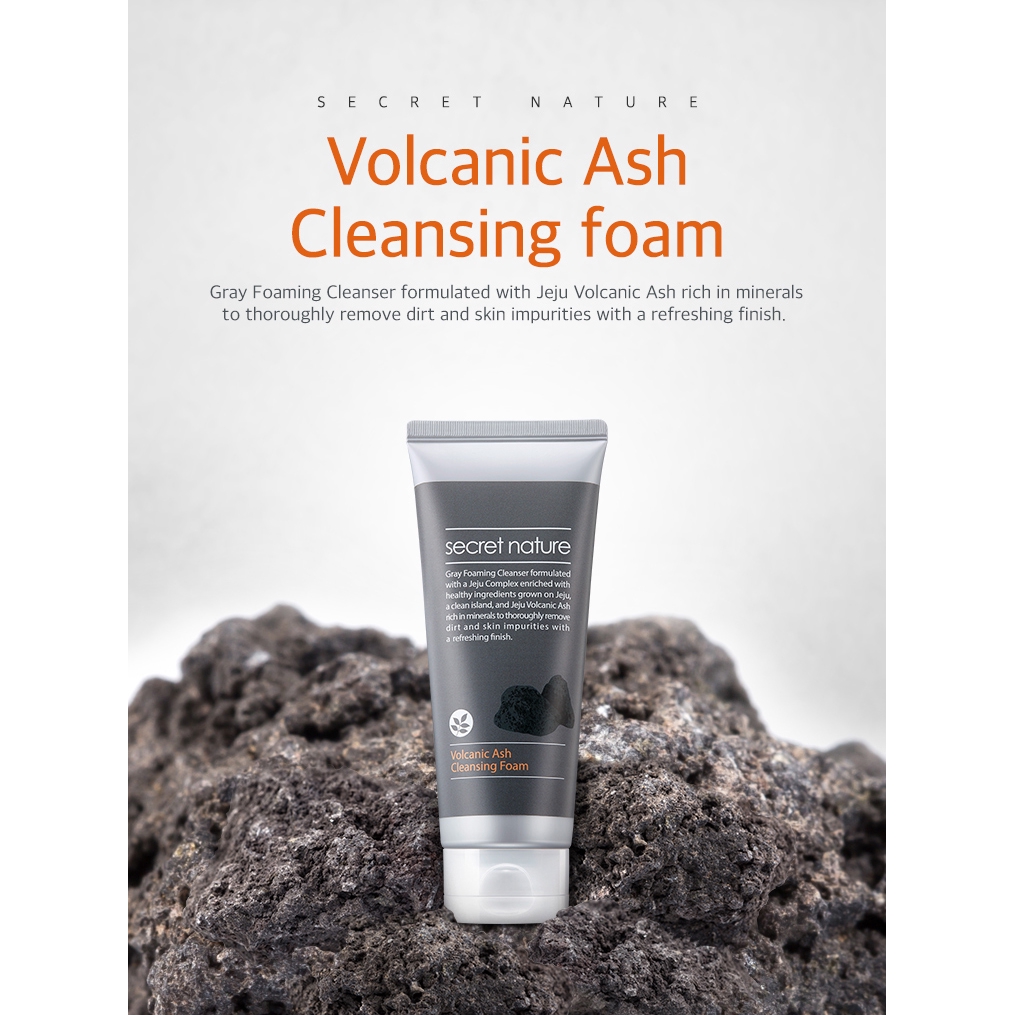 secret nature volcanic ash cleansing foam