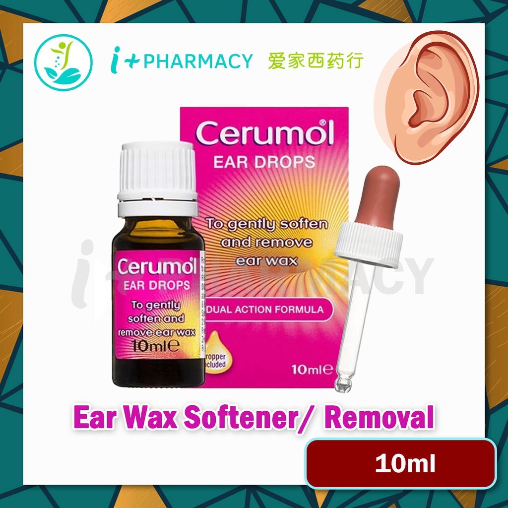 CERUMOL Ear Wax Softener/ Ear Wax Removal Ear Drops 10ml [Exp07/2024