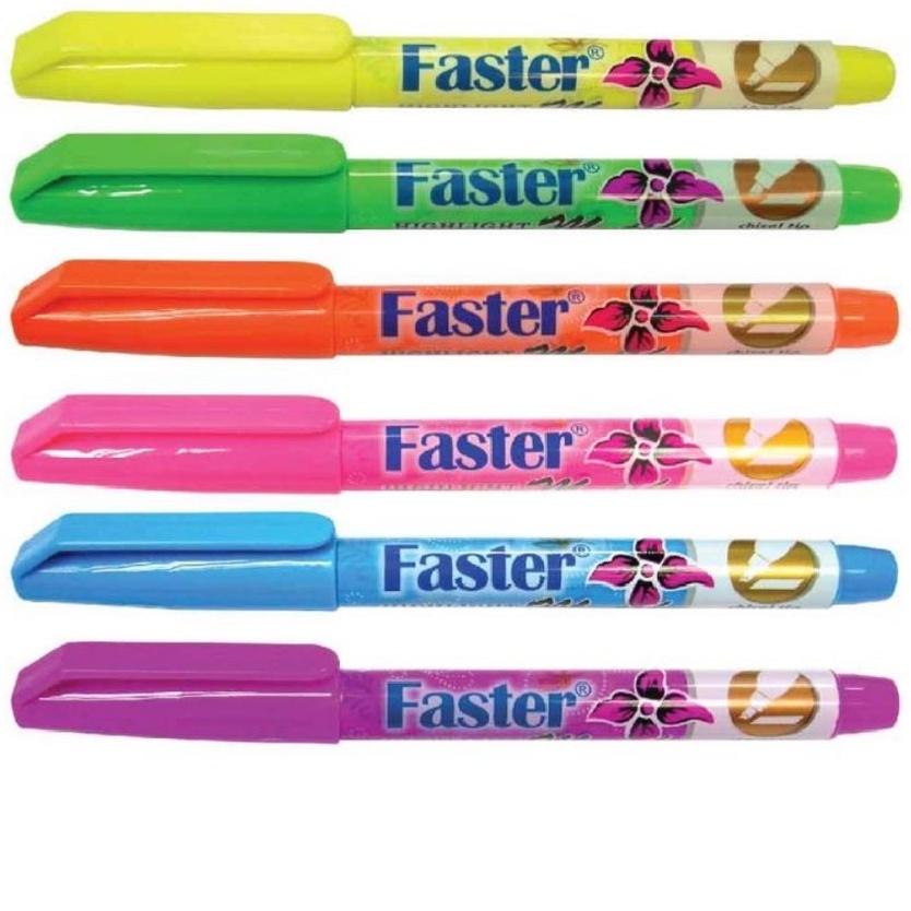 Faster Highlight Pen 878A * Orange * | Shopee Malaysia