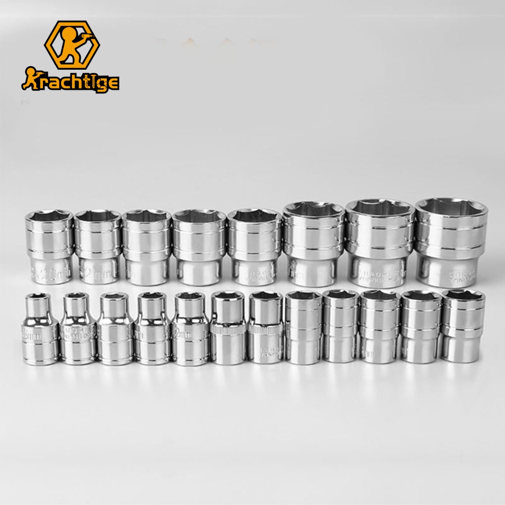 1Pcs Hex Wrench Socket Set 1/2inch Socket Adapter 8mm32mm Sleeve Heads for Ratchet Wrench