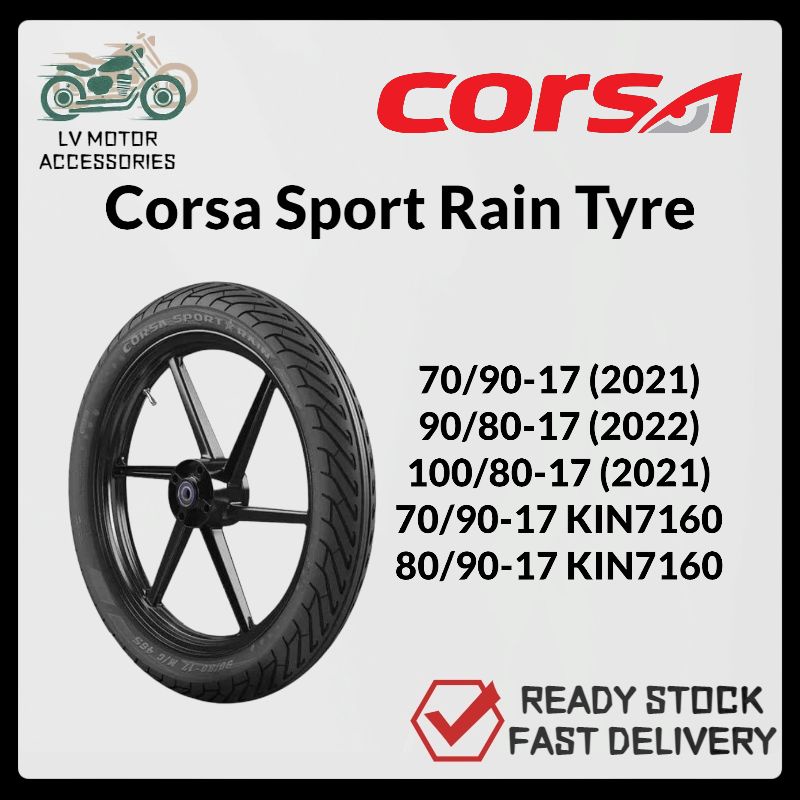 (READY STOCK) Corsa Tyre Sport Rain (2021 / 2022) Shopee Malaysia