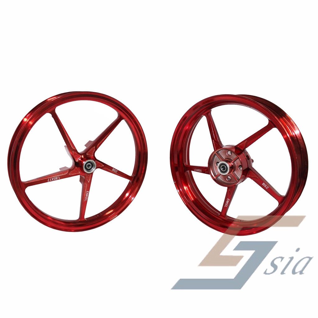 Yamaha Y15ZR BS2 5L Racing Sport Rims (Red) Shopee Malaysia