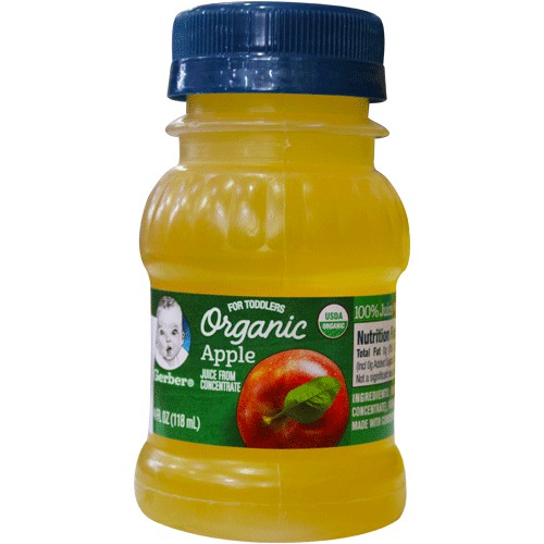 gerber organic apple juice