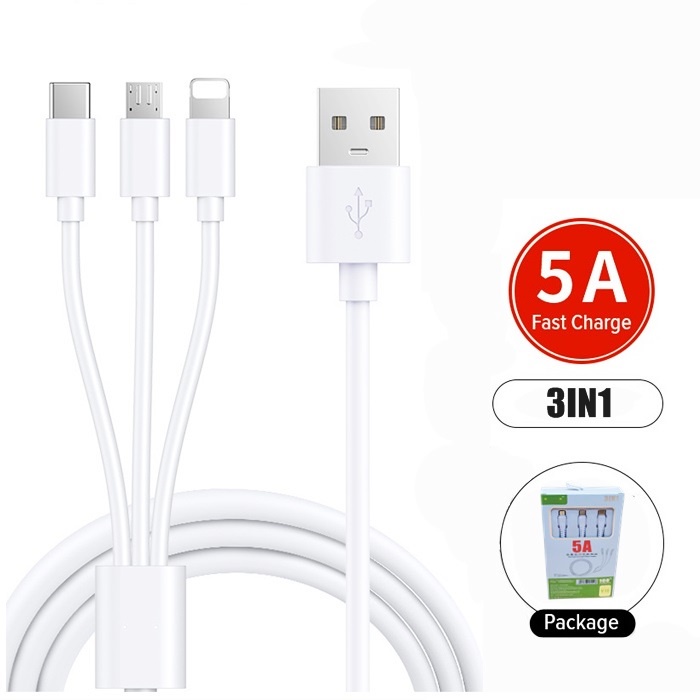 USB WAYAR PENGECAS 3 DALAM 1 TYPE C JENIS IPHONE APPLE, LAJU CAS ...