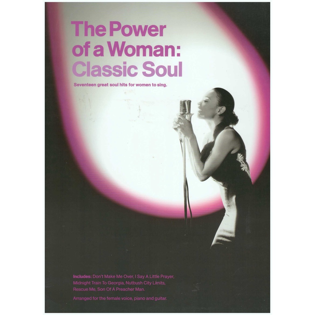 The Power Of A Woman : Classic Soul / PVG Book / Piano Book / Pop Song Book