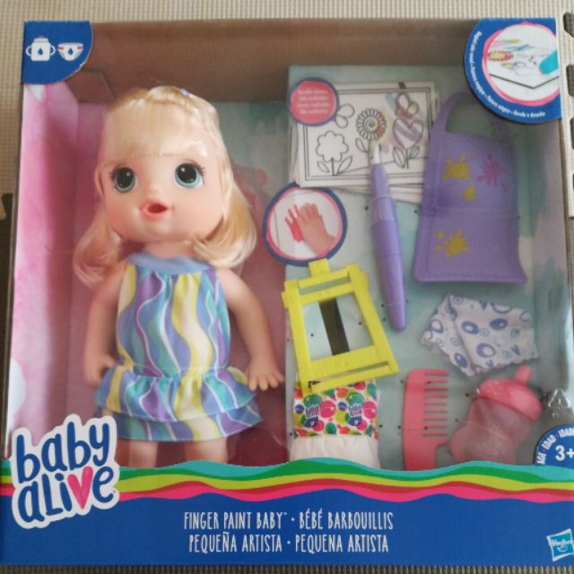 finger paint baby alive