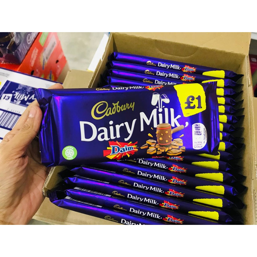 PROMO CADBURY DAIRY MILK DAIM/MINT 120G Shopee Malaysia