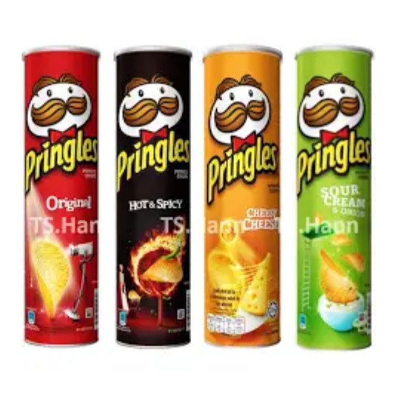 Pringles Potato Crisps - Cheesy Cheese 107g | Shopee Malaysia