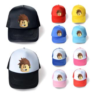 5 Styles Games Roblox Printed Kids Hats Adjustable Cartoon Summer Baseball Caps Shopee Malaysia - monkey hat roblox