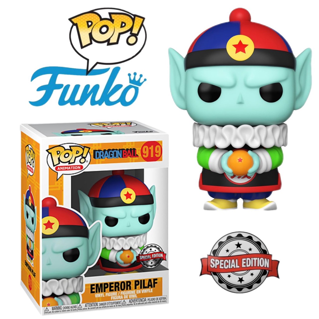 Funko Pop Vinyl Emperor Pilaf 919 Dragon Ball [Special Edition] Collectible Original Figure