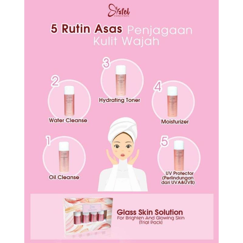 Sisfel Glass Skin Solution Trial Set Shopee Malaysia