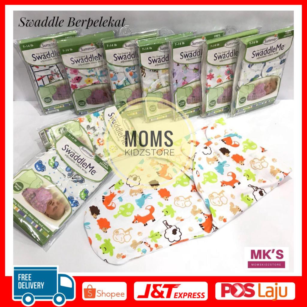Bedung Baby Bedung Berpelekat SwaddleMe Shopee Malaysia