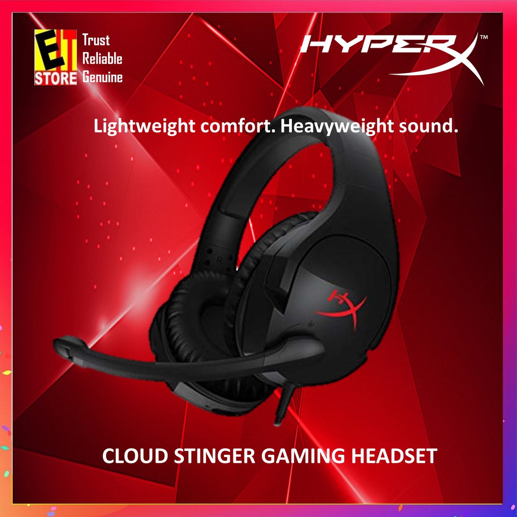 KINGSTON HYPERX CLOUD STINGER GAMING HEADSET (HX-HSCS-BK ...