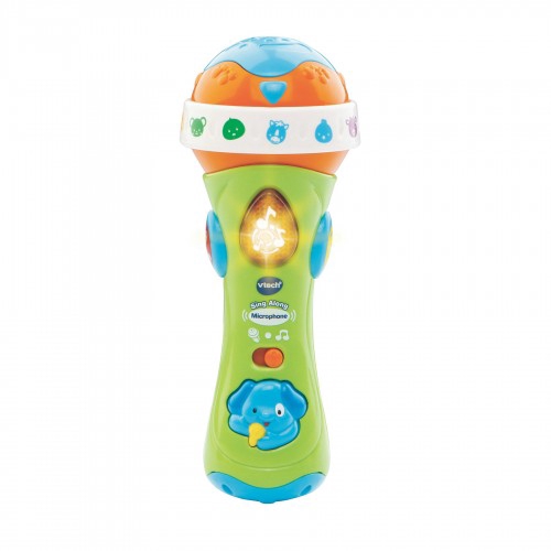 vtech sing along microphone pink